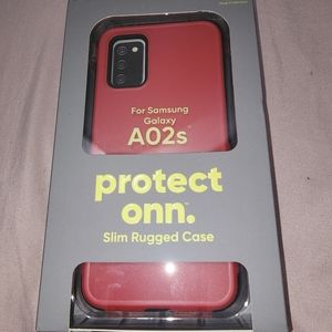 Samsung Galaxy A02 red phone case